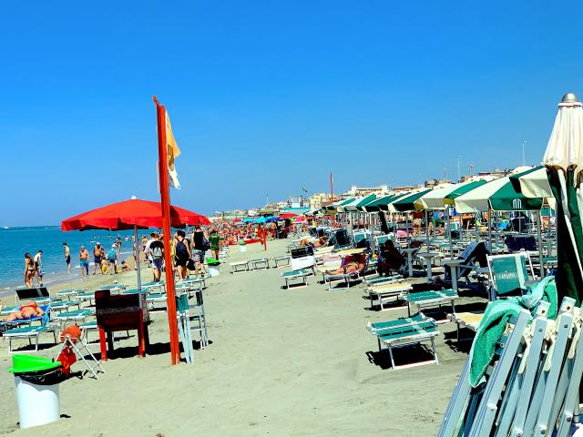 An Italian beach