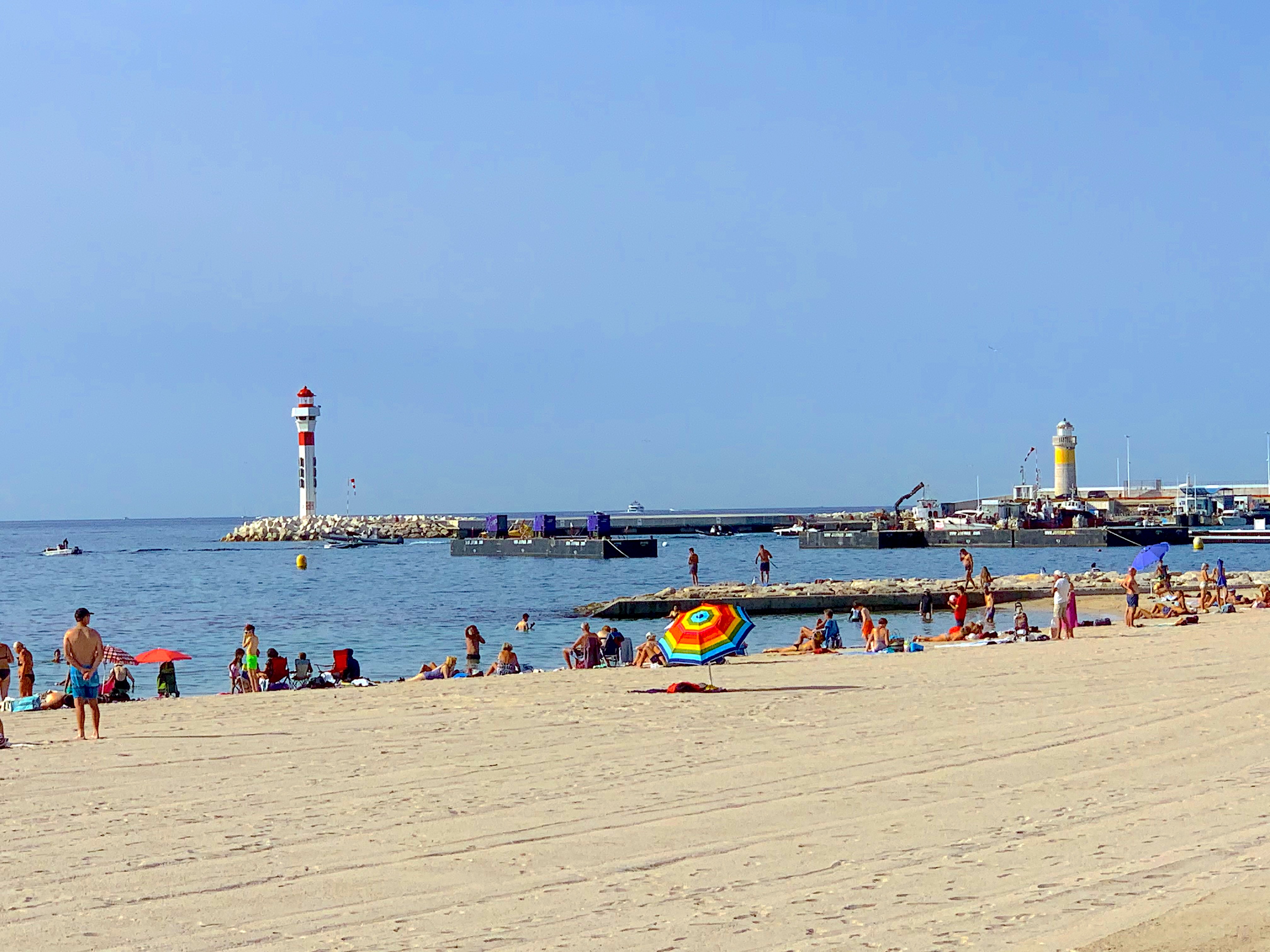 They clean the beach every morning