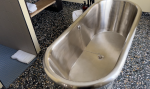 A steel bath