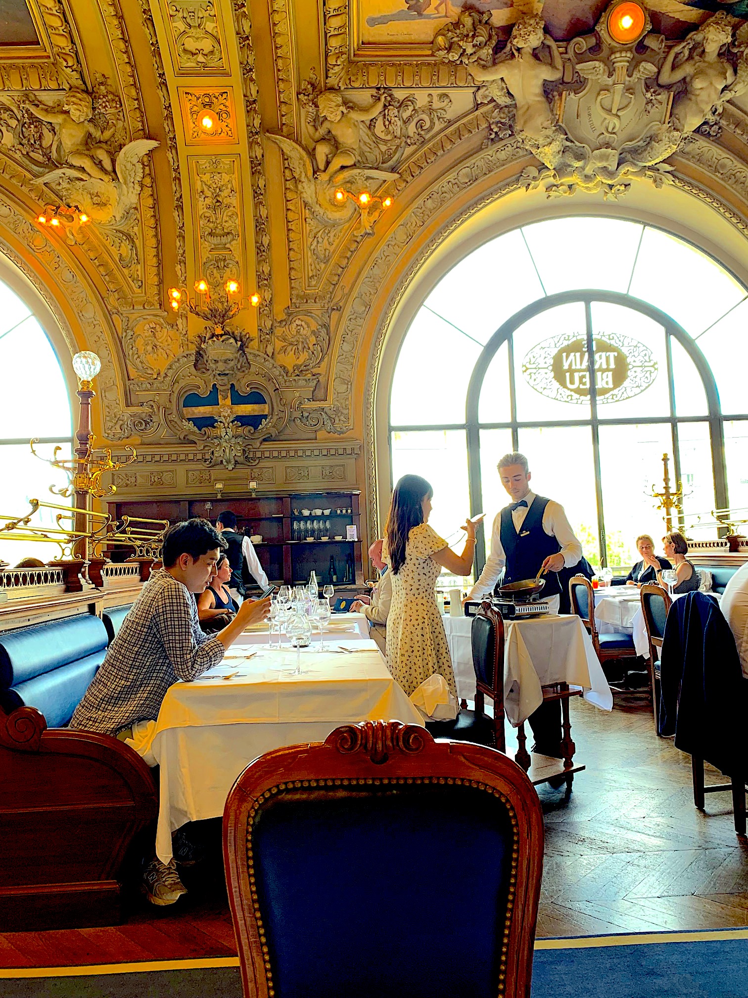 At the Train Bleu