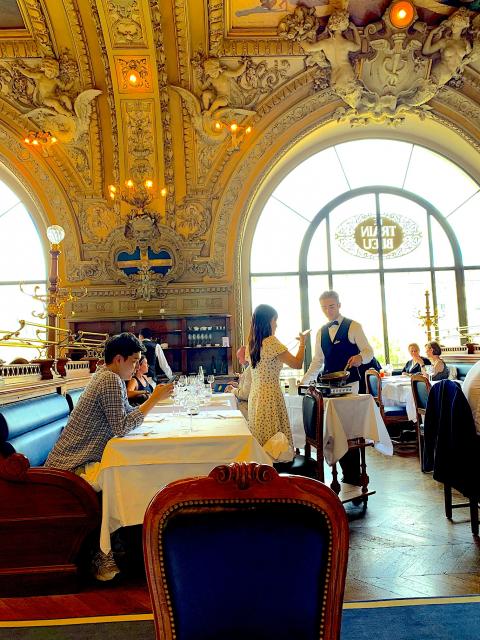 At the Train Bleu