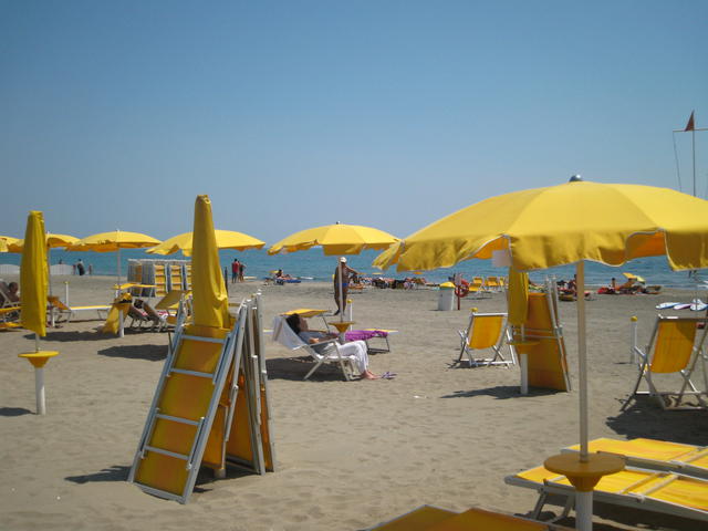 The beach at Ostia