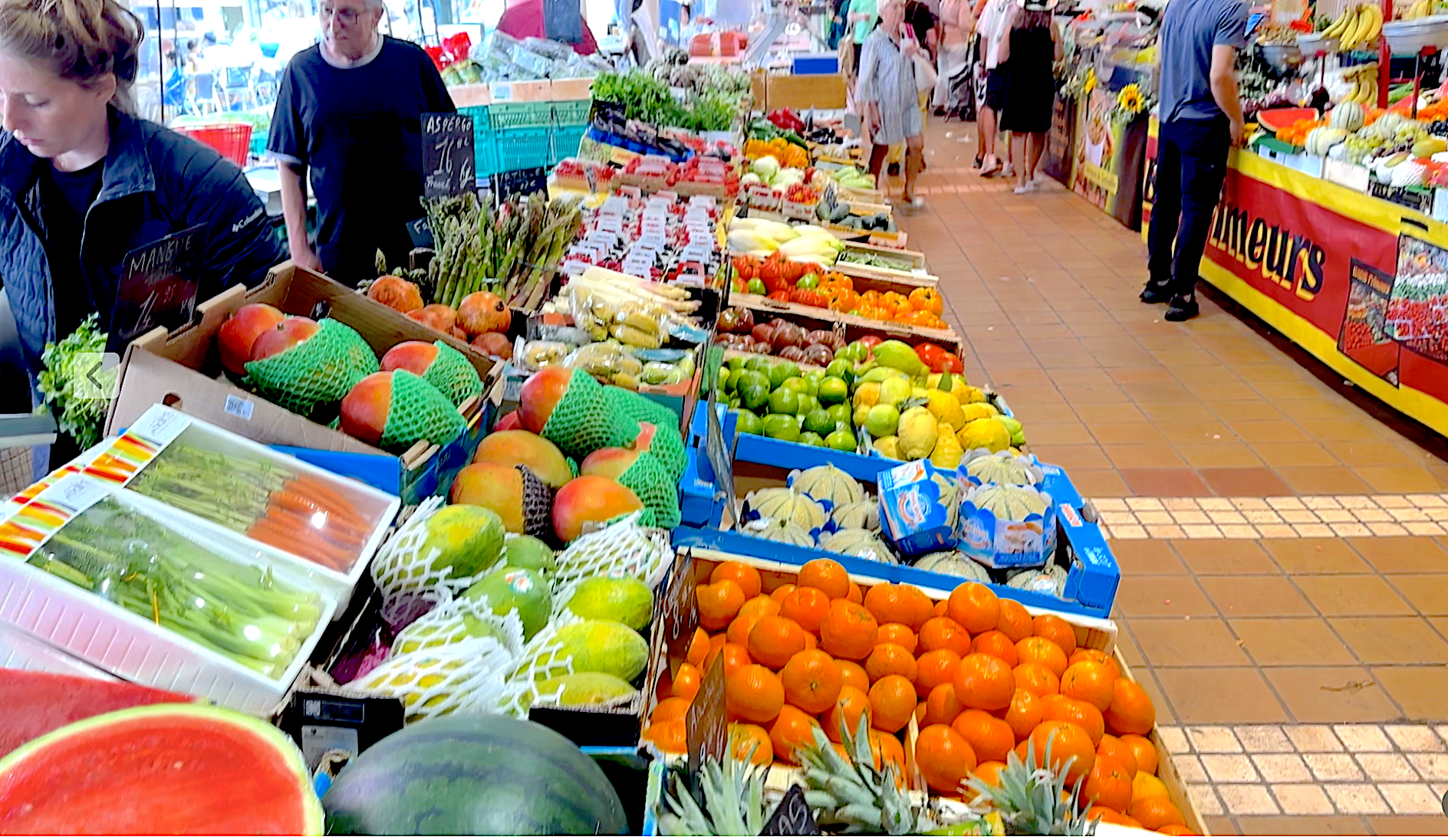 A French Saturday market