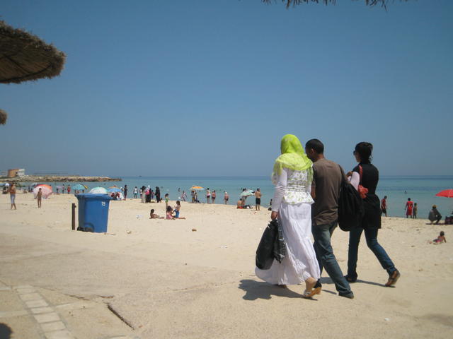 Public beach in Sousse