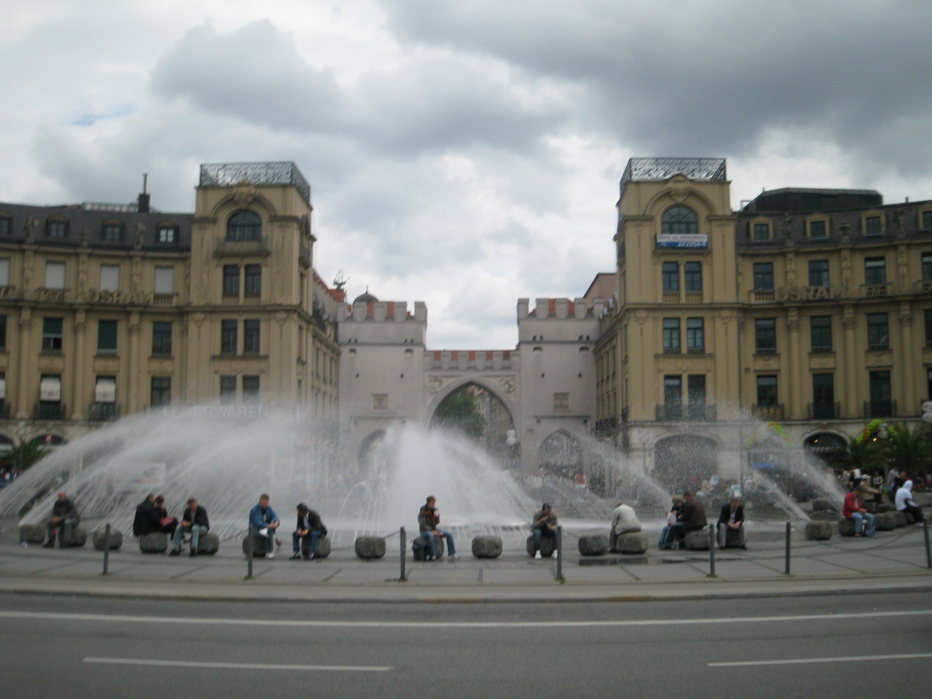 The fountains of Munich