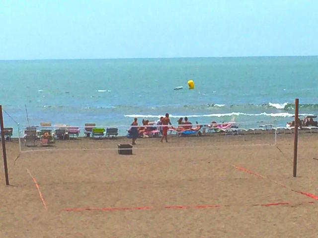 A beach in Ostia