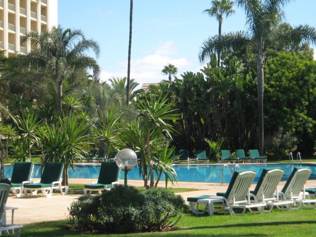 The beautiful pool and gardens...