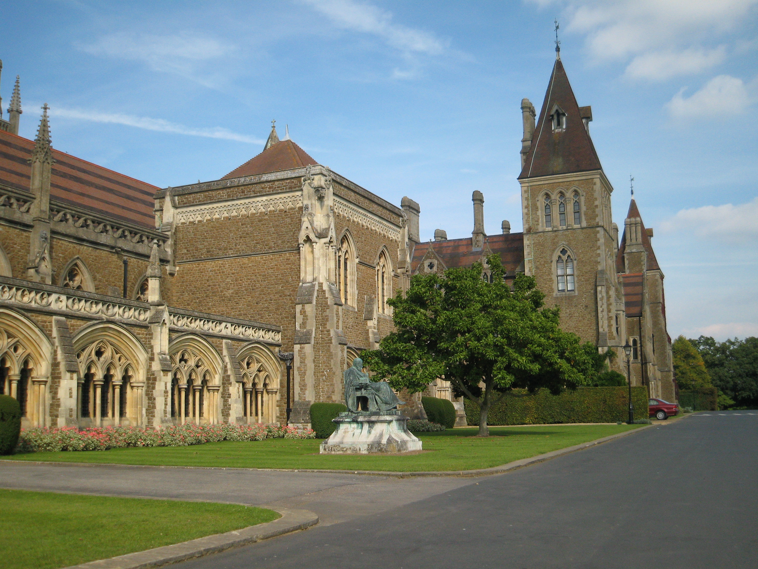 Same bricks, same spires...